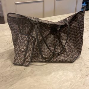 Goyard Goyardine Saint Louis GM Black